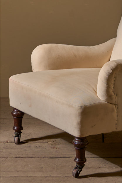 Elegant 19th century Bridgewater style English armchair