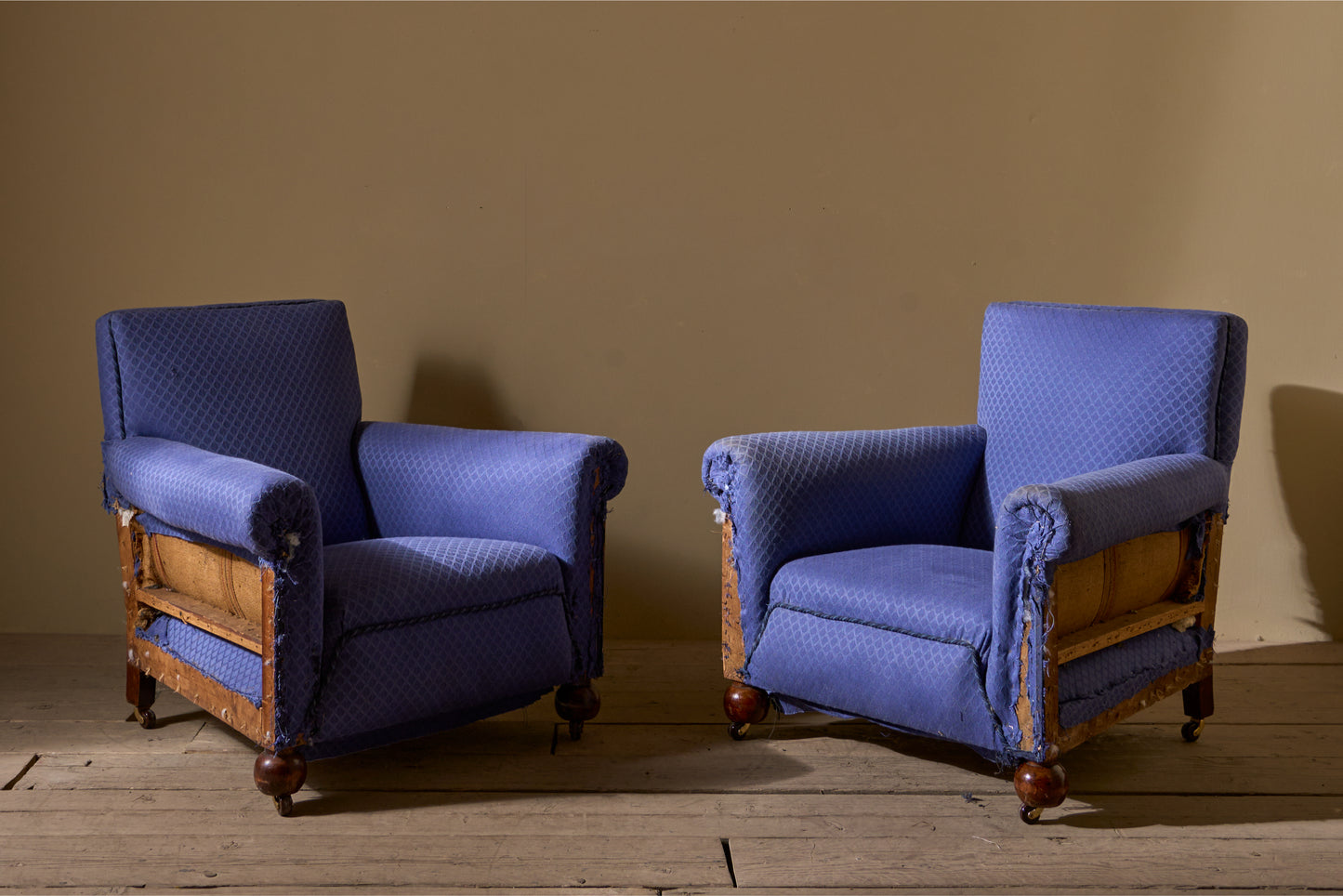 Pair or Art Deco club chairs