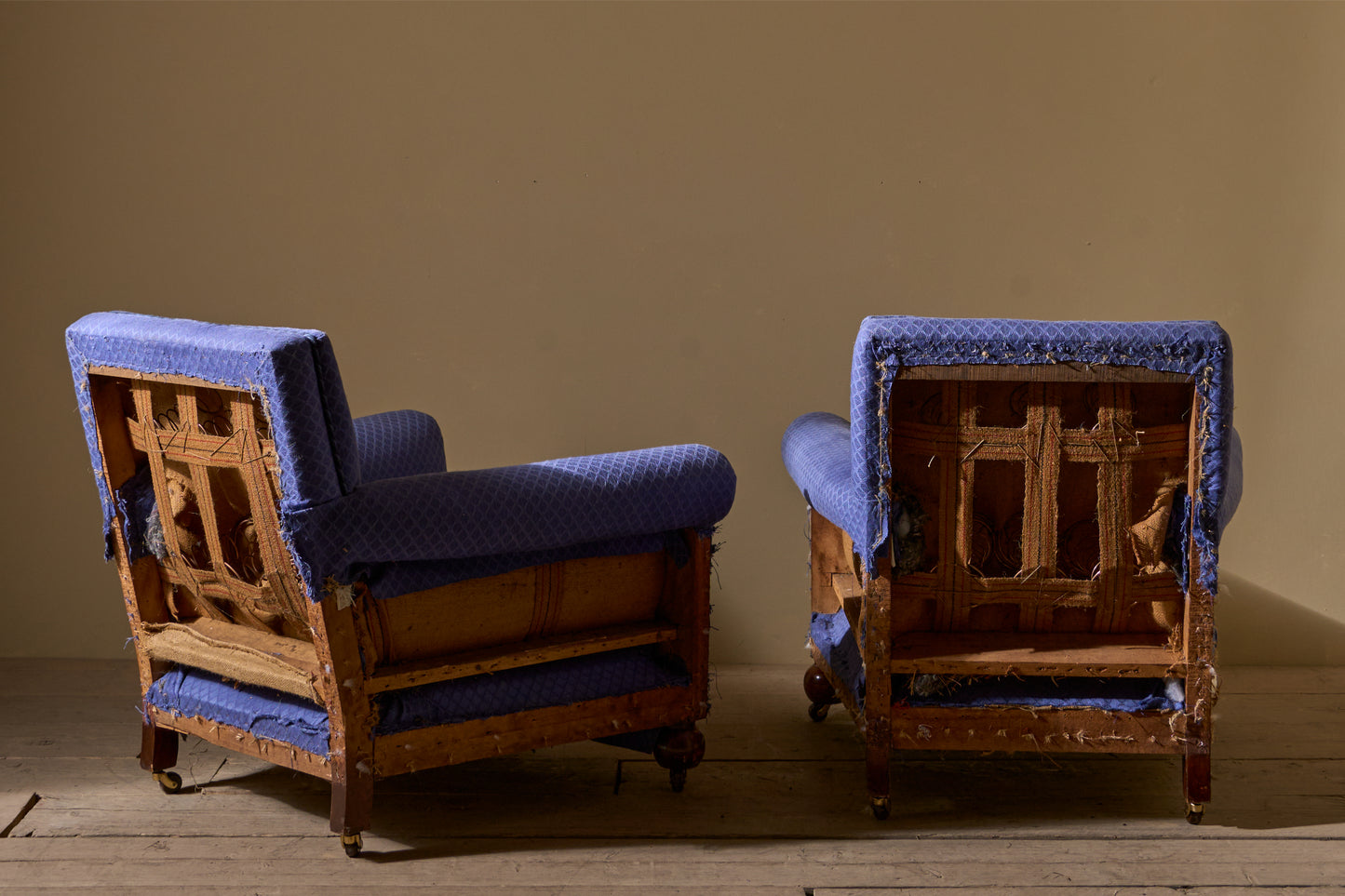 Pair or Art Deco club chairs