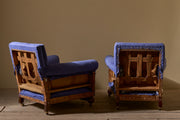 Pair or Art Deco club chairs - TallBoy Interiors