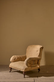 Large proportioned 19th century Grafton style armchair