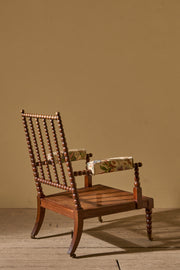 c.1900 English bobbin library chair