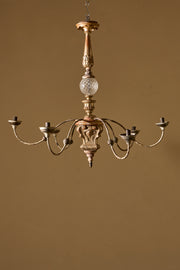 19th century pricket Candle chandelier