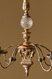19th century pricket Candle chandelier
