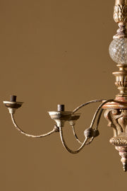 19th century pricket Candle chandelier