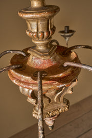 19th century pricket Candle chandelier