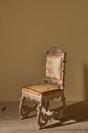 19th century Faux Bois side chair