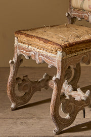 19th century Faux Bois side chair