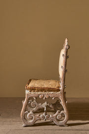 19th century Faux Bois side chair