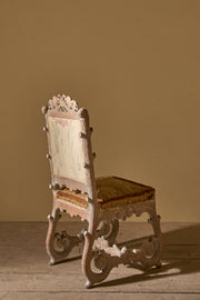 19th century Faux Bois side chair