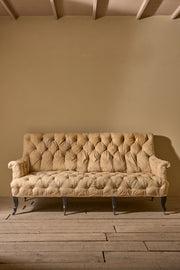 2.1m Napoleon III Buttoned back and seat sofa