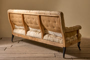 2.1m Napoleon III Buttoned back and seat sofa