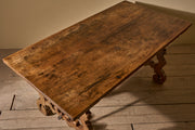 18th century Spanish walnut table