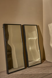 Pair of early 20th century original Fairground fun house mirrors