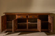 Mid 20th century Solid oak Brutalist Spanish sideboard