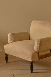 Pair of Napoleon III pillow armed armchairs