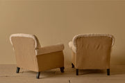 Pair of 1920's French club chairs