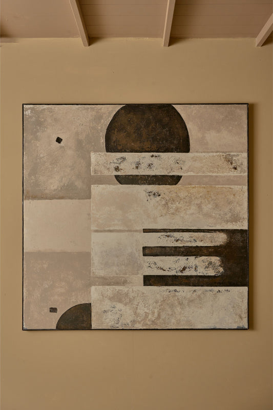 XL Abstract painting acrylic on canvas by Sylvia Ortega - 008 - TallBoy Interiors