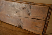 18th Century solid walnut Spanish hall bench