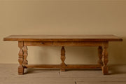 18th century Solid chestnut dining table