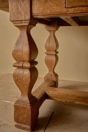 18th century Solid chestnut dining table