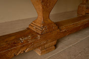18th century Solid chestnut dining table