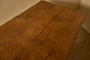 18th century Solid chestnut dining table
