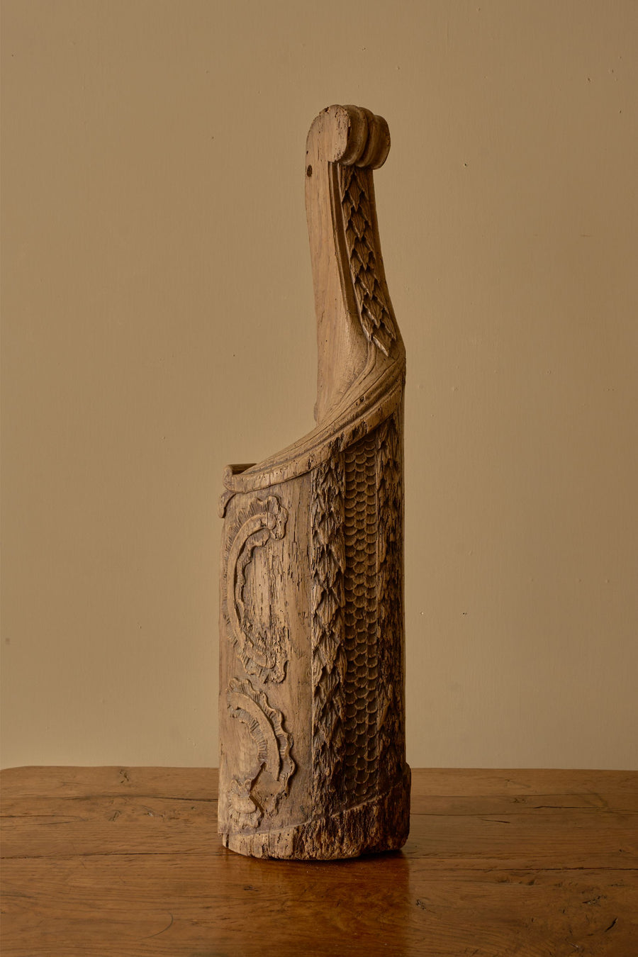 18th Century Carved Newel Post