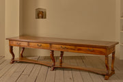 3.3m 19th century Walnut Italian drapers table