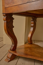 3.3m 19th century Walnut Italian drapers table