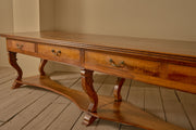 3.3m 19th century Walnut Italian drapers table