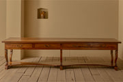 3.3m 19th century Walnut Italian drapers table
