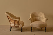 Pair of Napoleon III tub chairs