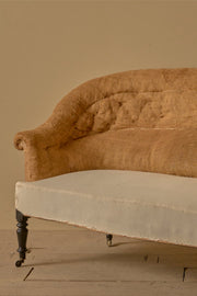 Napoleon III Curved back French sofa