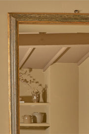 18th Century Italian faux marble painted framed mirror - No1