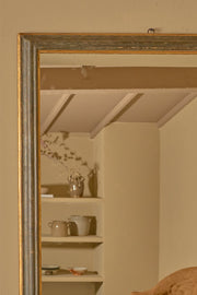 18th Century Italian faux marble painted mirror - No2