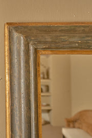 18th Century Italian faux marble painted mirror - No2