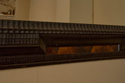 Large 19th century Italian Ebonised and faux tortoiseshell mirror - No1