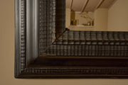 Large 19th century Italian Ebonised and faux tortoiseshell mirror - No1