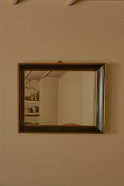 Early 19th century Italian two tone ebonised box mirror - No4
