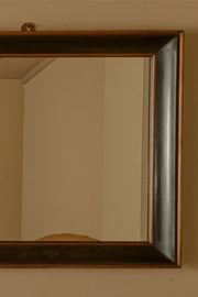 Early 19th century Italian two tone ebonised box mirror - No4