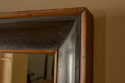 Early 19th century Italian two tone ebonised box mirror - No4