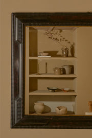 Large 19th century Italian Ebonised mirror - No5