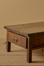 18th century French walnut coffee table