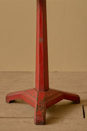 Art Deco steel and marble bistro table