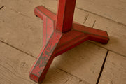 Art Deco steel and marble bistro table