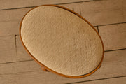 Art Deco burr walnut stool