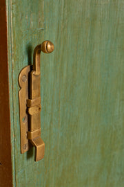 Georgian plum pudding mahogany corner cupboard