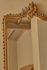 Very large 19th century gilt overmantel mirror