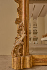 Very large 19th century gilt overmantel mirror